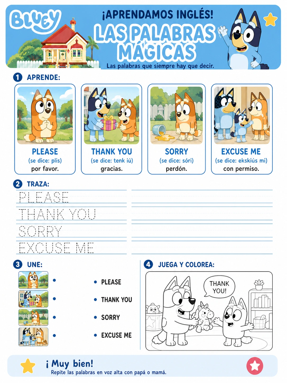Ficha 3 · Saludos y Primeras Palabras