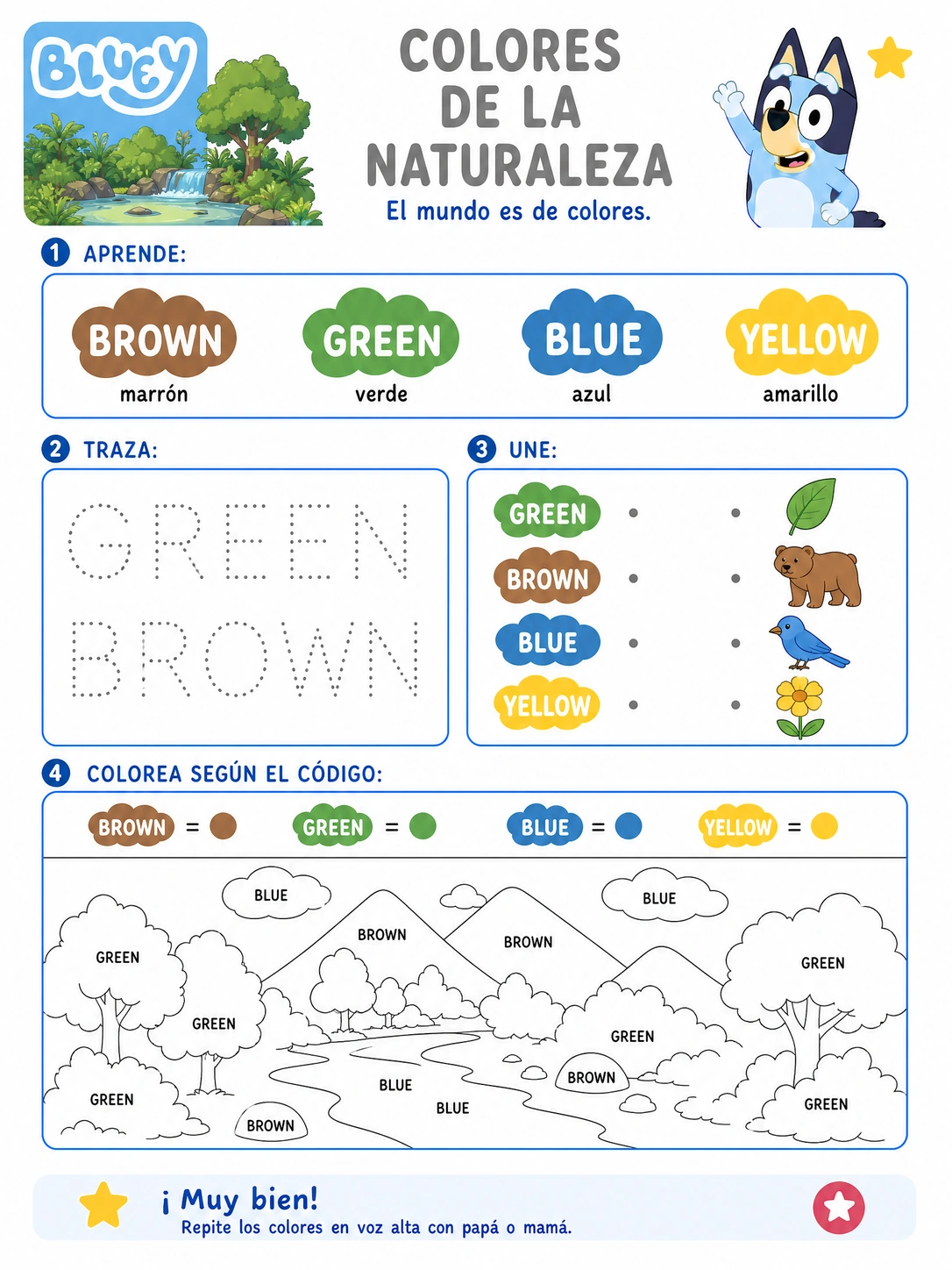Ficha 8 · Los Colores