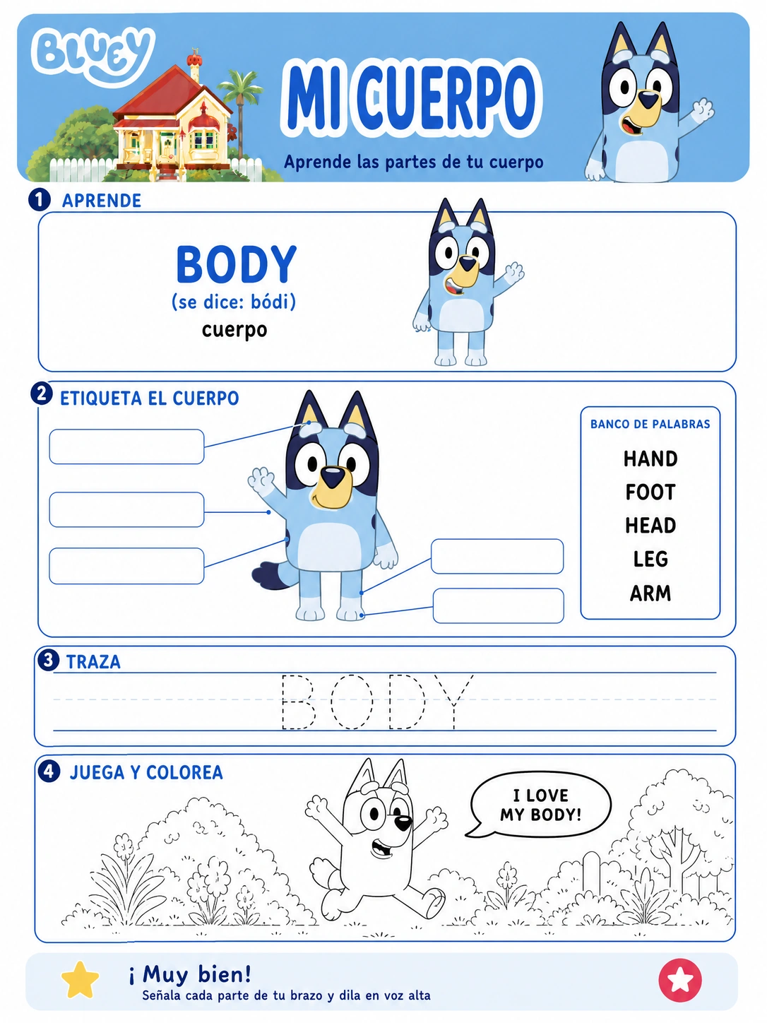 Ficha 5 · Mi Cuerpo