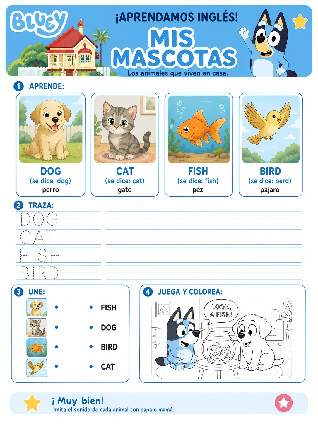 Ficha 1 · Los Animales