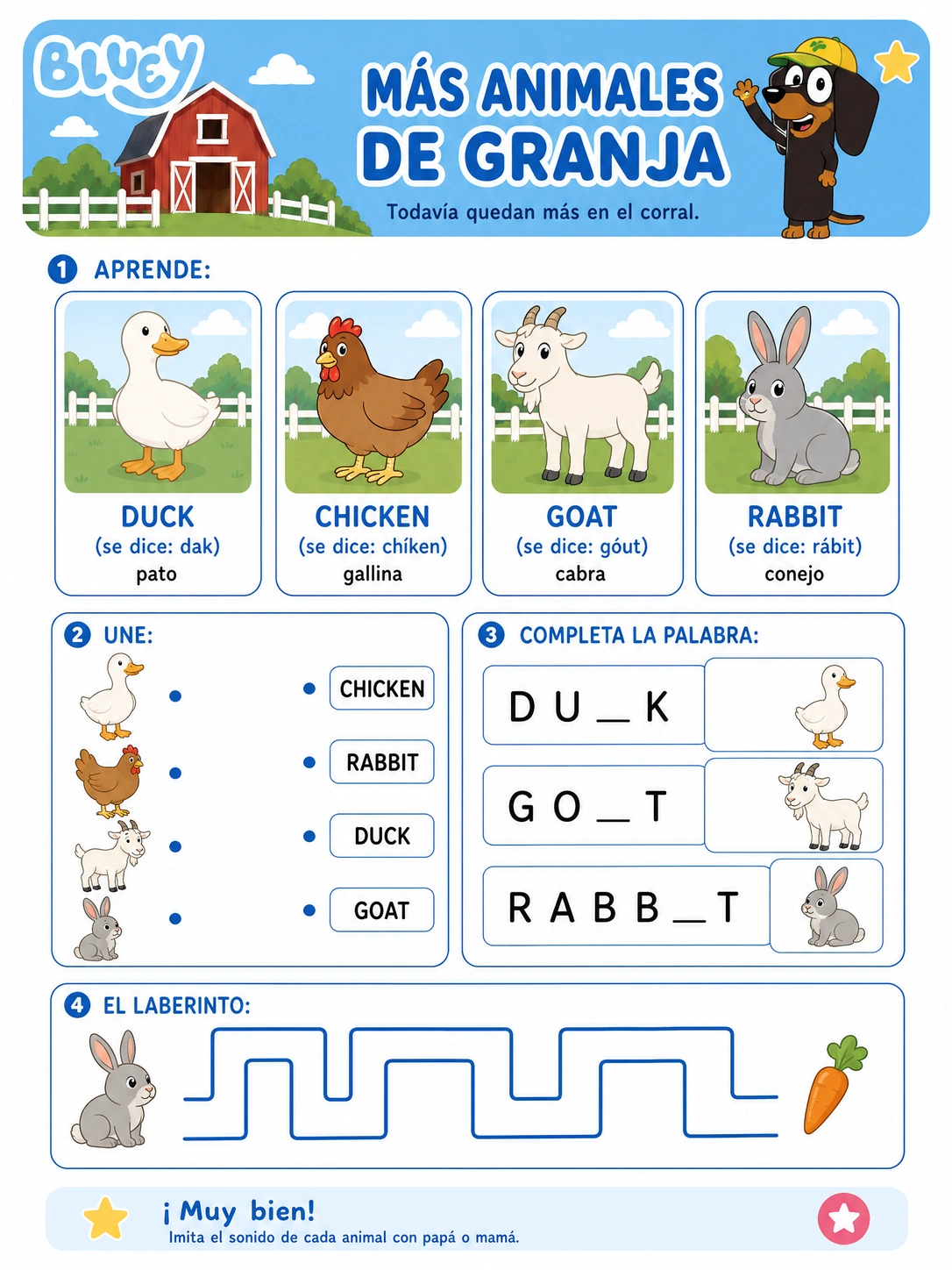Ficha 3 · Los Animales