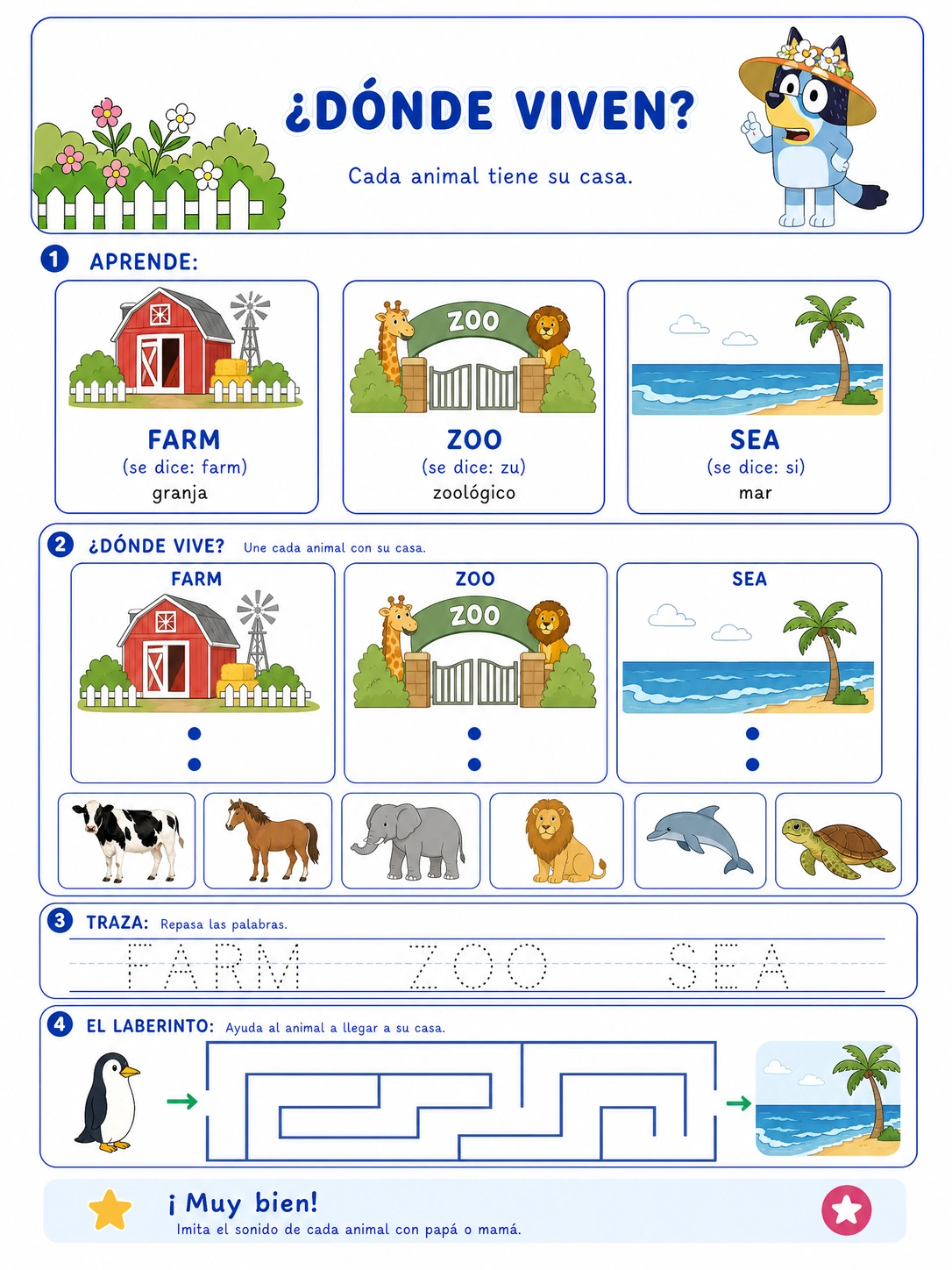 Ficha 9 · Los Animales