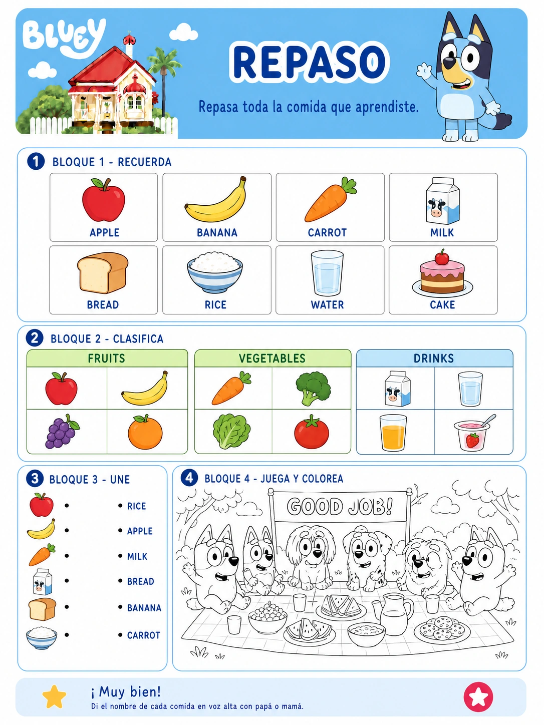 Ficha 10 · La Comida